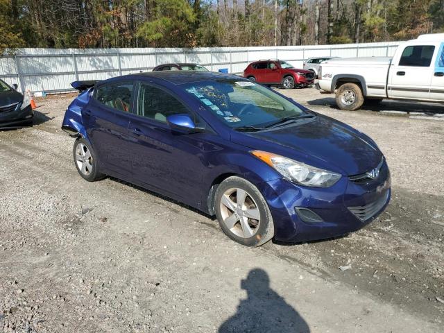 5NPDH4AE2DH311787 - 2013 HYUNDAI ELANTRA GL BLUE photo 4