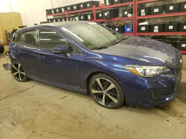 4S3GTAM60H3708978 - 2017 SUBARU IMPREZA SPORT BLUE photo 4