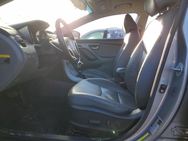 KMHDH4AE5EU107259 - 2014 HYUNDAI ELANTRA SE SILVER photo 7