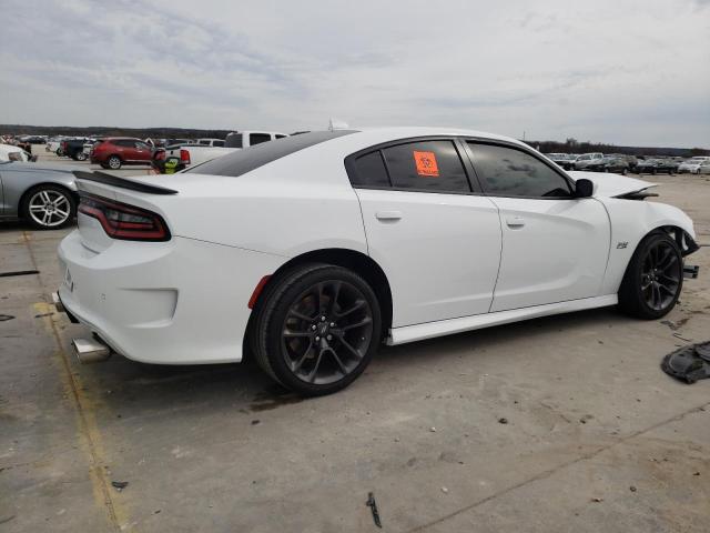 2C3CDXGJ8NH161731 - 2022 DODGE CHARGER SCAT PACK WHITE photo 3