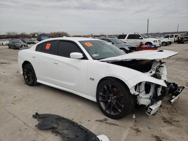 2C3CDXGJ8NH161731 - 2022 DODGE CHARGER SCAT PACK WHITE photo 4