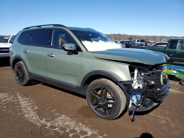 5XYP5DGC4PG328761 - 2023 KIA TELLURIDE SX GREEN photo 4