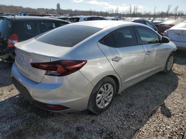 5NPD74LF6KH464338 - 2019 HYUNDAI ELANTRA SE SILVER photo 3