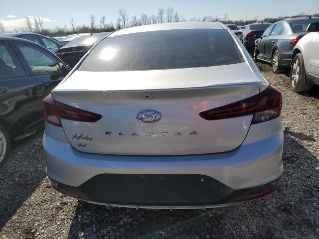 5NPD74LF6KH464338 - 2019 HYUNDAI ELANTRA SE SILVER photo 6