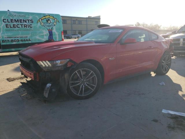1FA6P8CF0H5328687 - 2017 FORD MUSTANG GT RED photo 1