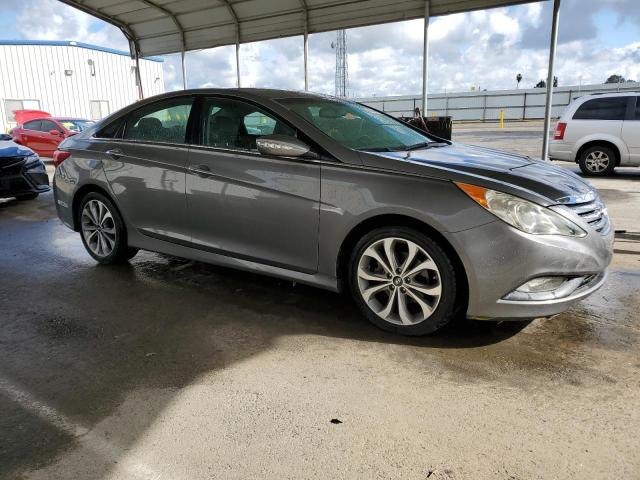 5NPEC4ACXEH854548 - 2014 HYUNDAI SONATA SE GRAY photo 4