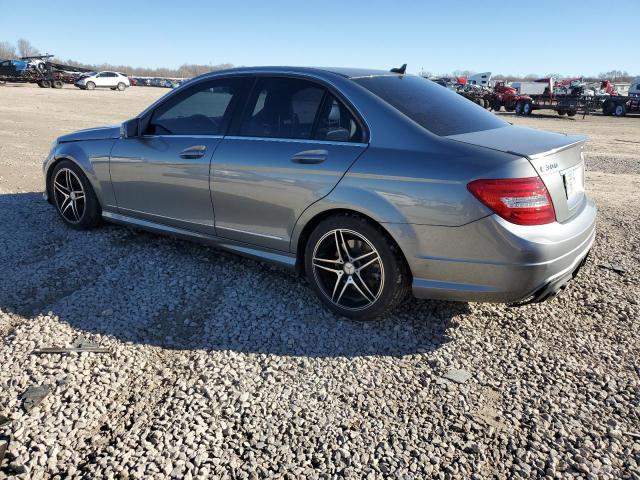 WDDGF8AB1DR273449 - 2013 MERCEDES-BENZ C-CLASS C3 300 4MATIC SILVER photo 2