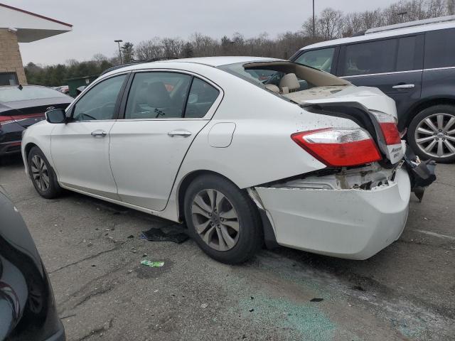 1HGCR2F30FA090464 - 2015 HONDA ACCORD LX WHITE photo 2