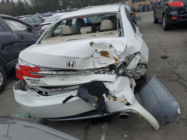 1HGCR2F30FA090464 - 2015 HONDA ACCORD LX WHITE photo 6