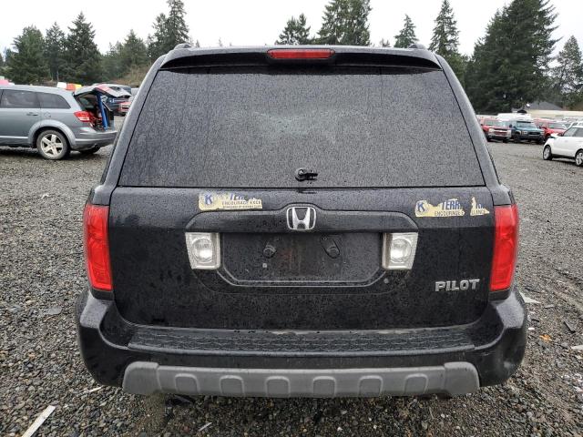 5FNYF18545B010210 - 2005 HONDA PILOT EXL BLACK photo 6