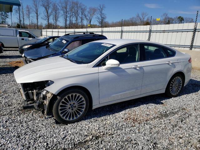 3FA6P0K98GR344130 - 2016 FORD FUSION TITANIUM WHITE photo 1