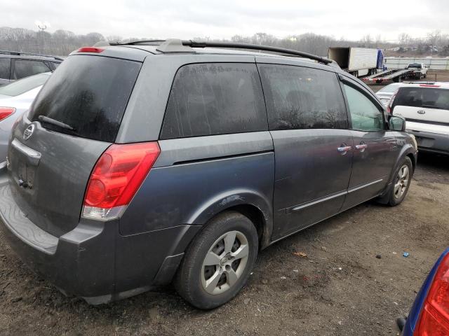 5N1BV28U78N106419 - 2008 NISSAN QUEST S GRAY photo 3