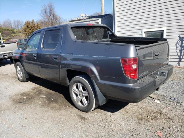 5FPYK165X9B100859 - 2009 HONDA RIDGELINE RTL GRAY photo 2