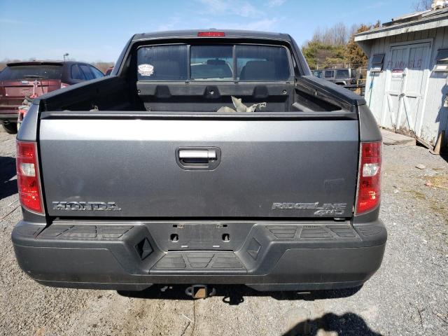 5FPYK165X9B100859 - 2009 HONDA RIDGELINE RTL GRAY photo 6