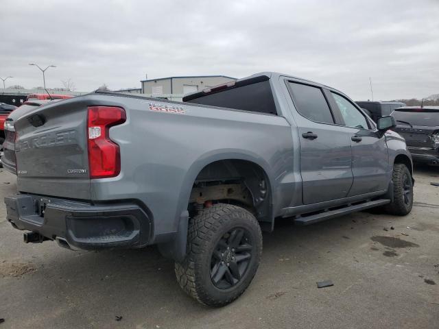 1GCPYCEF2LZ143702 - 2020 CHEVROLET SILVERADO2 K1500 TRAIL BOSS CUSTOM GRAY photo 3