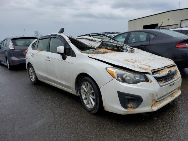 JF1GPAC61E8286830 - 2014 SUBARU IMPREZA PREMIUM WHITE photo 4