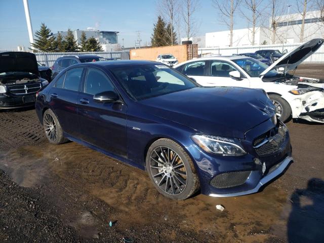 55SWF6EB6HU196530 - 2017 MERCEDES-BENZ C 43 4MATIC AMG BLUE photo 4