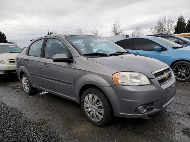 KL1TG5DE8AB044398 - 2010 CHEVROLET AVEO LT GRAY photo 4