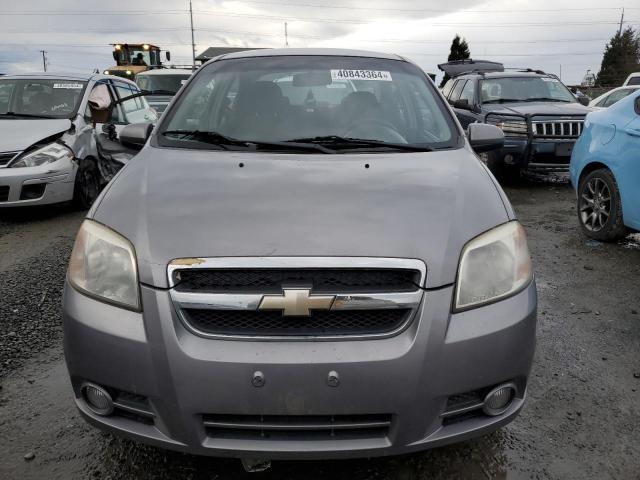 KL1TG5DE8AB044398 - 2010 CHEVROLET AVEO LT GRAY photo 5