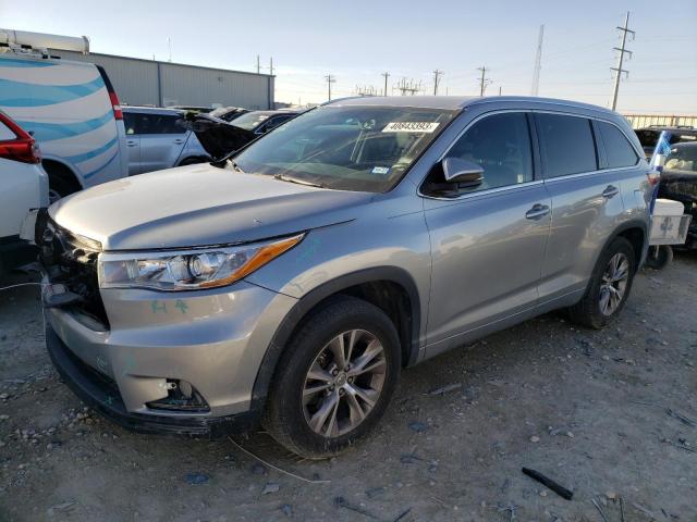 5TDKKRFH5FS099201 - 2015 TOYOTA HIGHLANDER XLE 银色 照片 1
