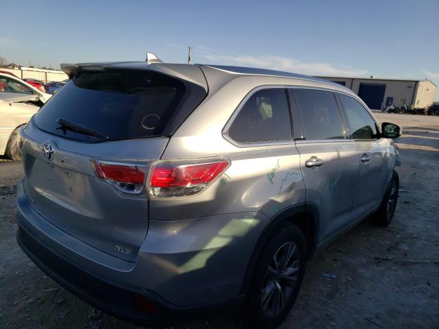 5TDKKRFH5FS099201 - 2015 TOYOTA HIGHLANDER XLE 银色 照片 3