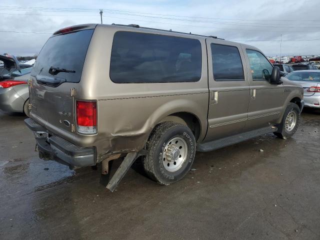 1FMNU40SXYEA38493 - 2000 FORD EXCURSION XLT BEIGE photo 3