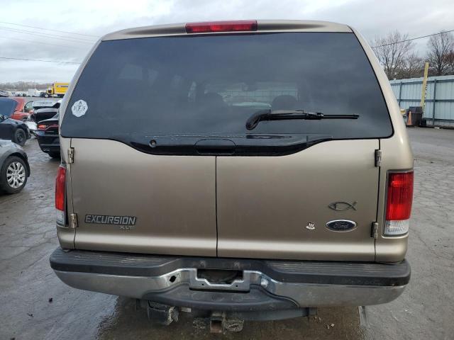 1FMNU40SXYEA38493 - 2000 FORD EXCURSION XLT BEIGE photo 6