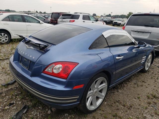 1C3AN69L15X033727 - 2005 CHRYSLER CROSSFIRE LIMITED BLUE photo 4