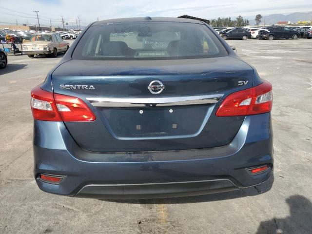 3N1AB7AP6GY335544 - 2016 NISSAN SENTRA S BLUE photo 6