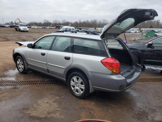 4S4BP61C757326744 - 2005 SUBARU LEGACY OUTBACK 2.5I SILVER photo 2