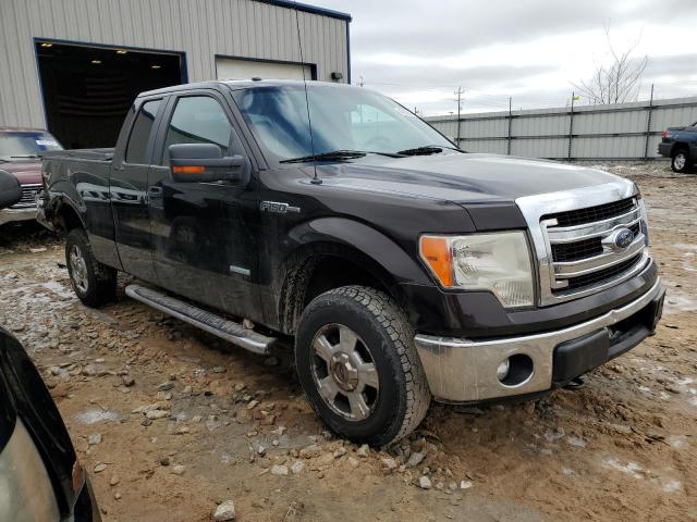 1FTFX1ET8DFB31985 - 2013 FORD F150 SUPER CAB BLACK photo 4