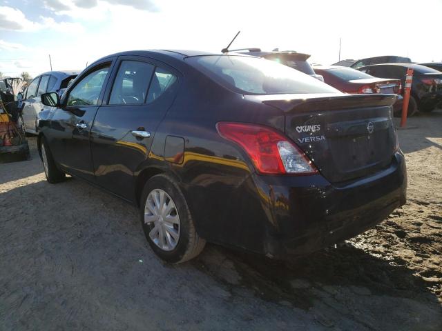 3N1CN7AP9KL865416 - 2019 NISSAN VERSA S BLACK photo 2