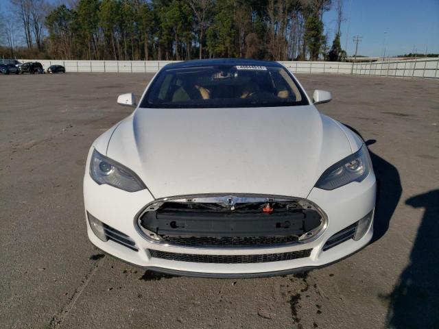 5YJSA1DP0DFP05519 - 2013 TESLA MODEL S Սպիտակ լուսանկար 5