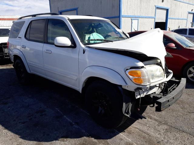 5TDZT38A13S179468 - 2003 TOYOTA SEQUOIA LIMITED WHITE photo 4