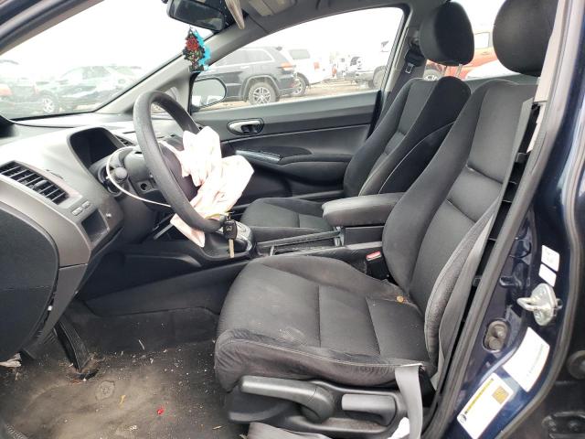 2HGFA16669H525860 - 2009 HONDA CIVIC LX-S أزرق صورة 7