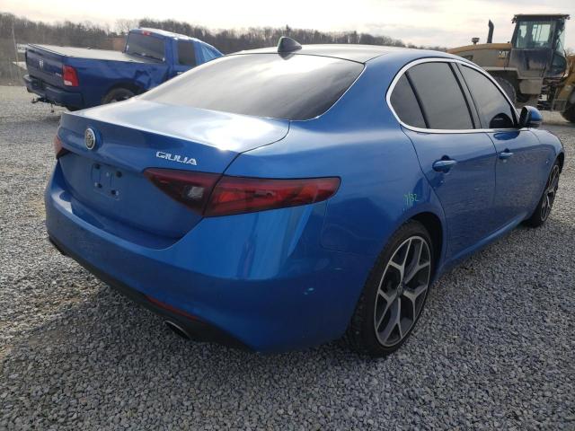 ZARFANAN3K7613650 - 2019 ALFA ROMEO GIULIA BLUE photo 3