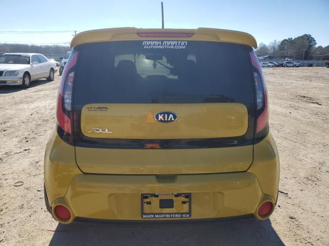 KNDJX3A50F7138889 - 2015 KIA SOUL ! YELLOW photo 6