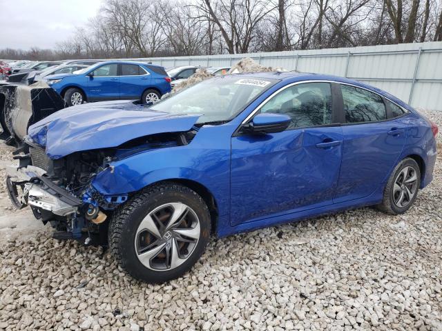 19XFC2F62LE009268 - 2020 HONDA CIVIC LX BLUE photo 1