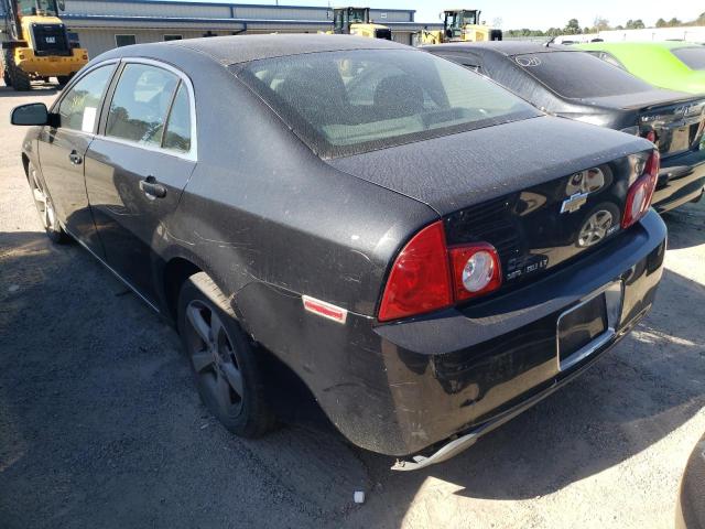 1G1ZC5EU0BF197607 - 2011 CHEVROLET MALIBU 1LT 黑色 照片 3