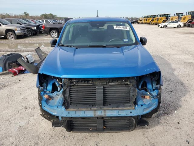 3FTTW8E96NRA52595 - 2022 FORD MAVERICK XL BLUE photo 5