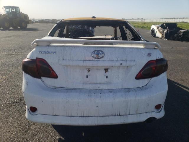 1NXBU40E49Z042351 - 2009 TOYOTA COROLLA BASE WHITE photo 6