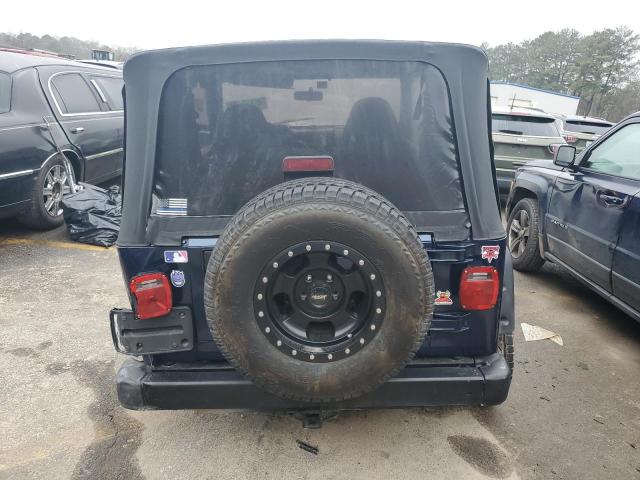 1J4FA29P6YP781686 - 2000 JEEP WRANGLER / SE BLUE photo 6