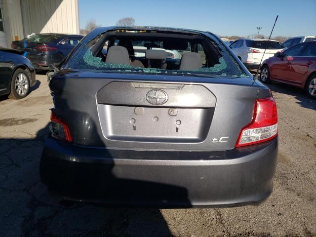 JTKJF5C76D3047877 - 2013 TOYOTA SCION TC ნაცრისფერი ფოტო 6