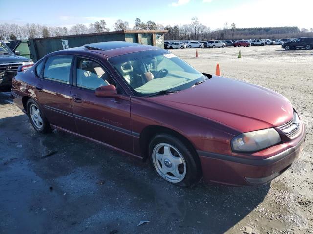 2G1WH55K329120080 - 2002 CHEVROLET IMPALA LS BURGUNDY photo 4