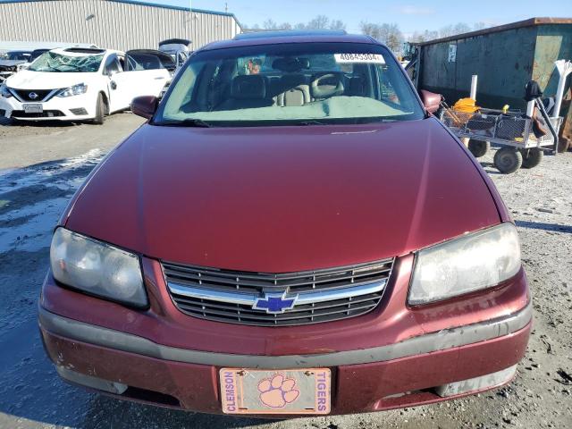 2G1WH55K329120080 - 2002 CHEVROLET IMPALA LS BURGUNDY photo 5