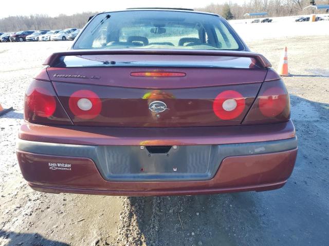 2G1WH55K329120080 - 2002 CHEVROLET IMPALA LS BURGUNDY photo 6