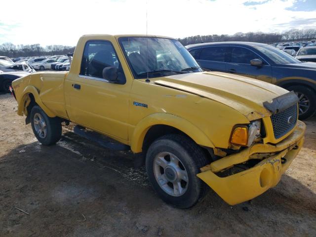 1FTYR10U31TA43958 - 2001 FORD RANGER YELLOW photo 4