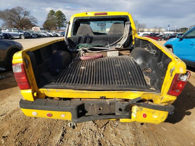 1FTYR10U31TA43958 - 2001 FORD RANGER YELLOW photo 6