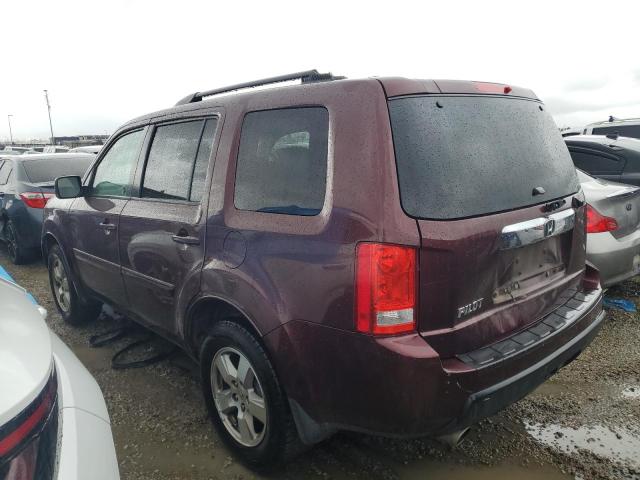 5FNYF3H56BB007123 - 2011 HONDA PILOT EXL MAROON photo 2