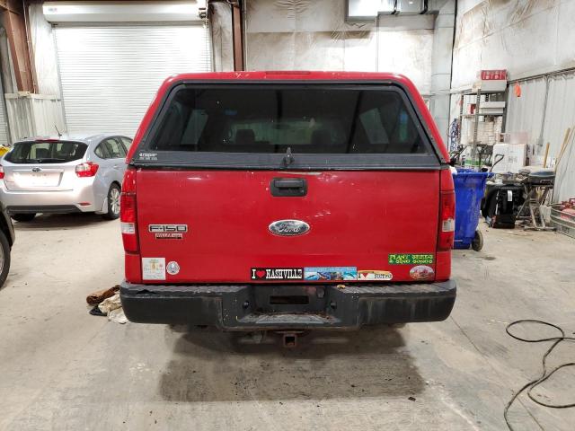 1FTRF122X7KB64770 - 2007 FORD F150 RED photo 6